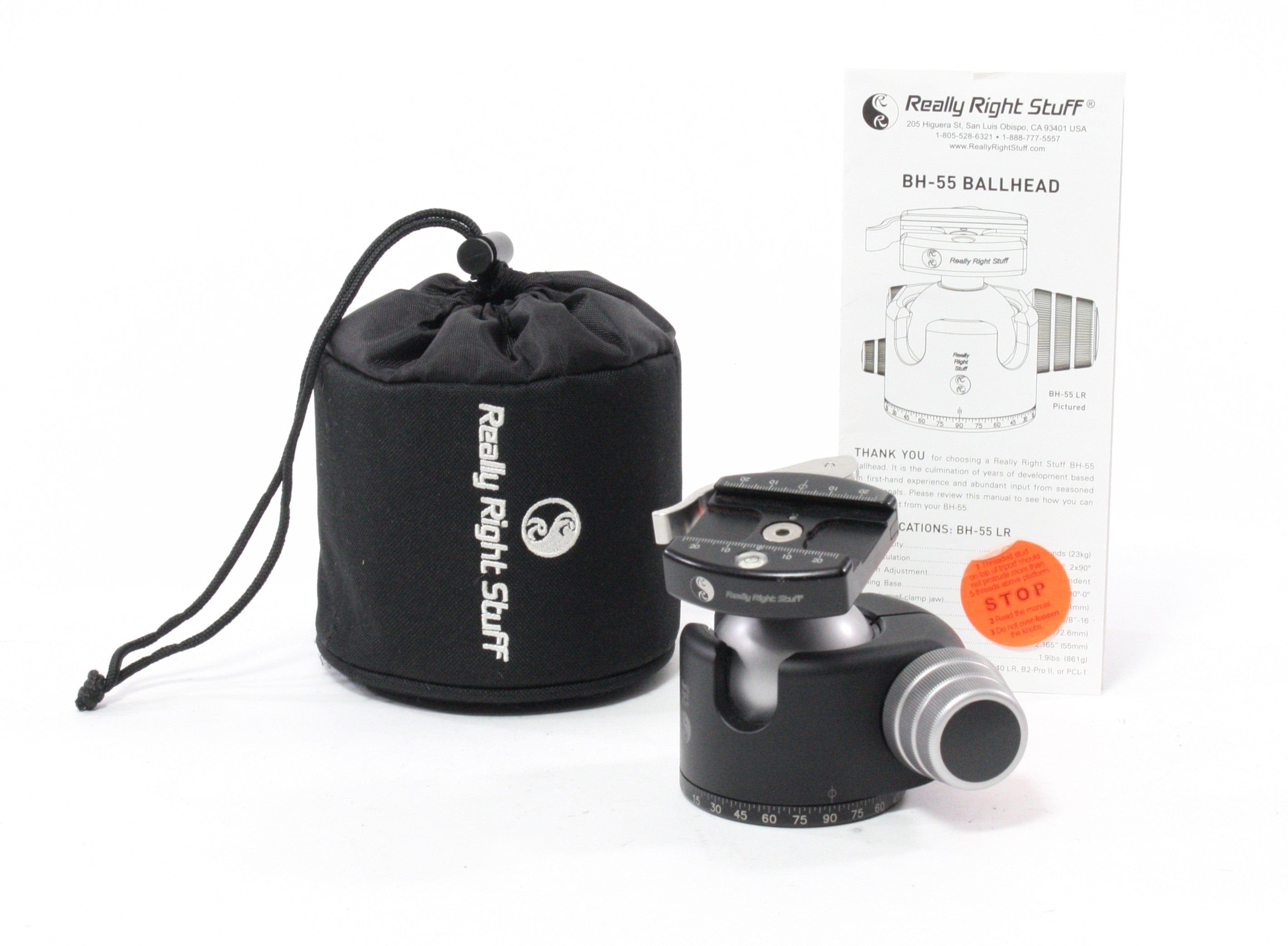 Really Right Stuff BH-55 Ball Head with Full-Size Lever-Release Clamp