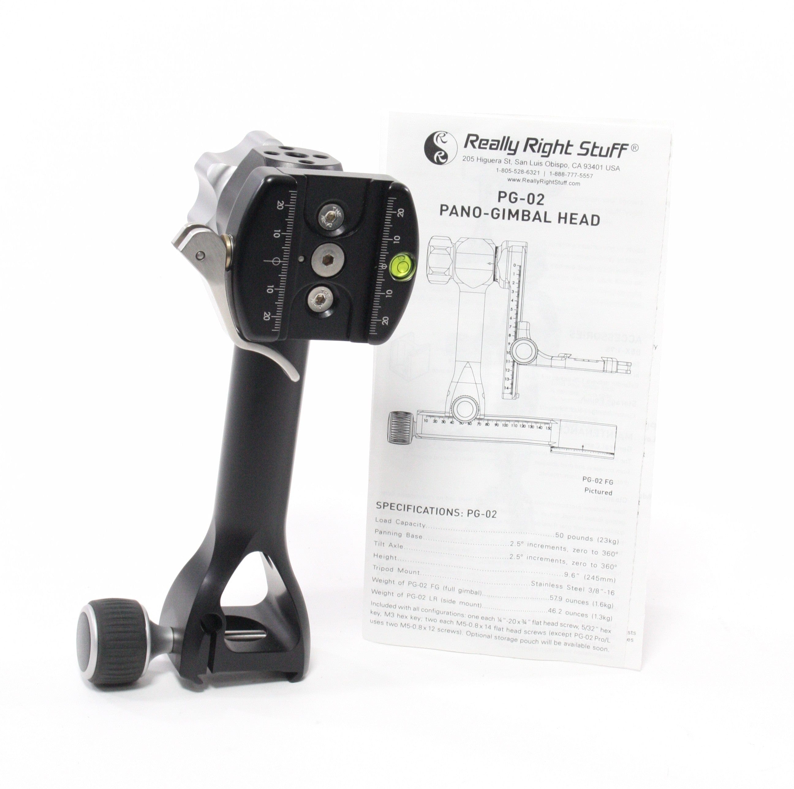 Really Right Stuff PG-02 VA Pano-Gimbal Head