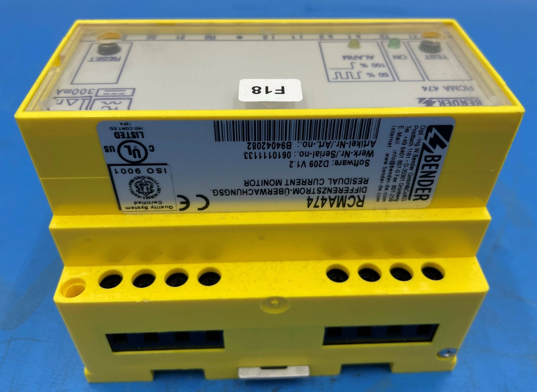 Residual Current Monitor (10161694/RCMA 474 SIEMENS