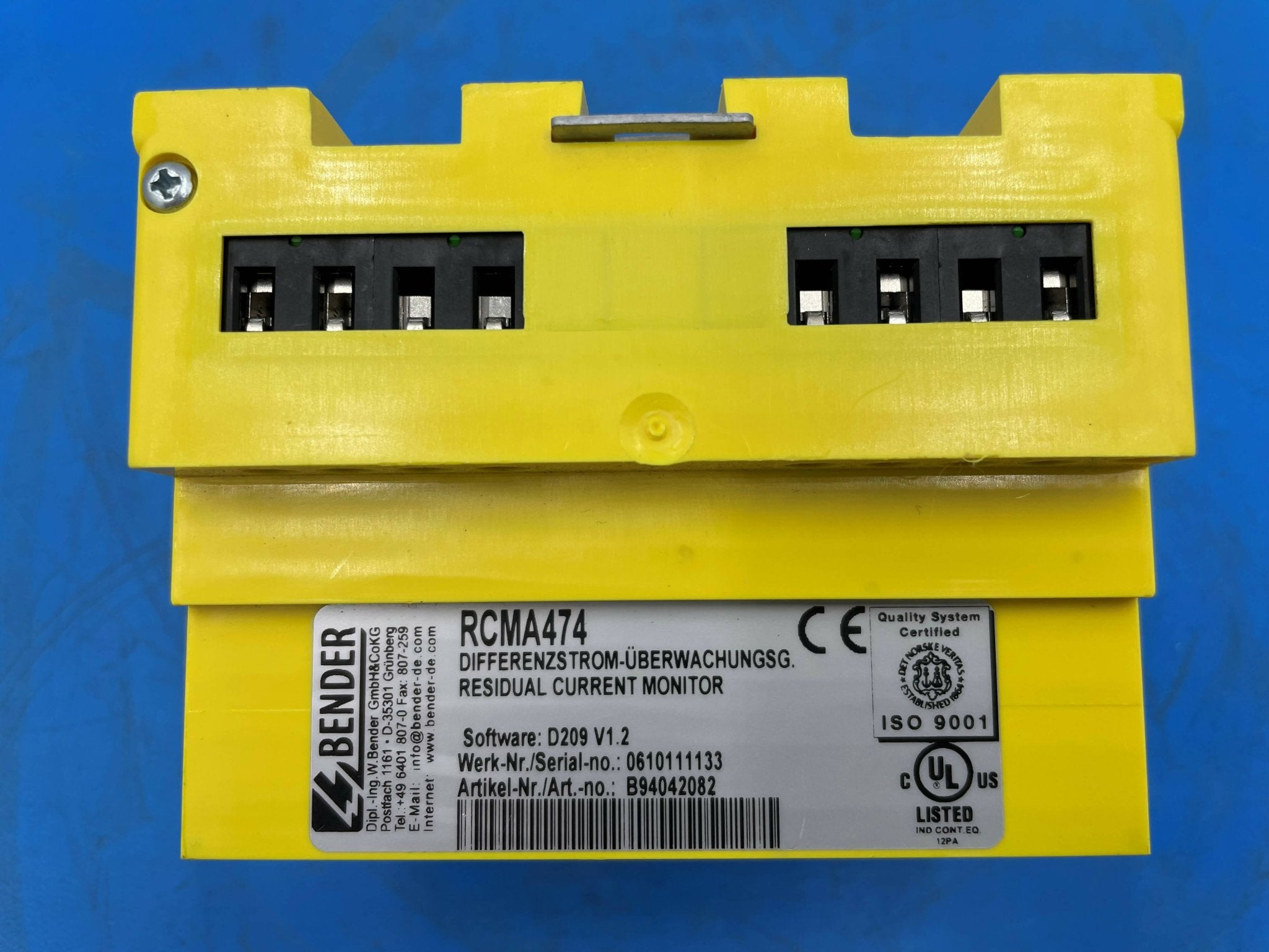 Residual Current Monitor (10161694/RCMA 474 SIEMENS