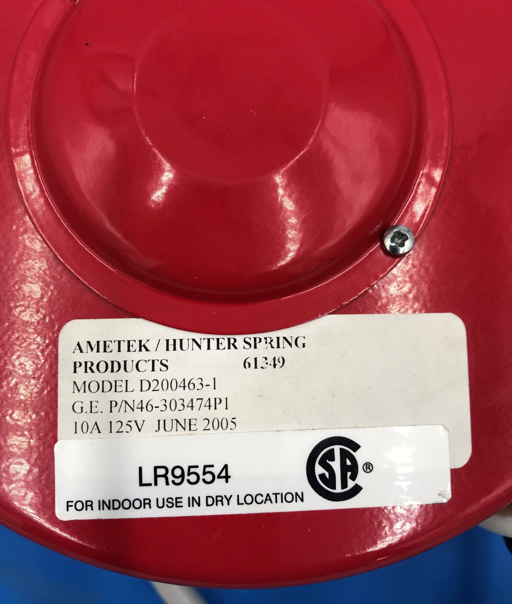 Retractable Cord Reel (46-303474P1 GE/AMX 4
