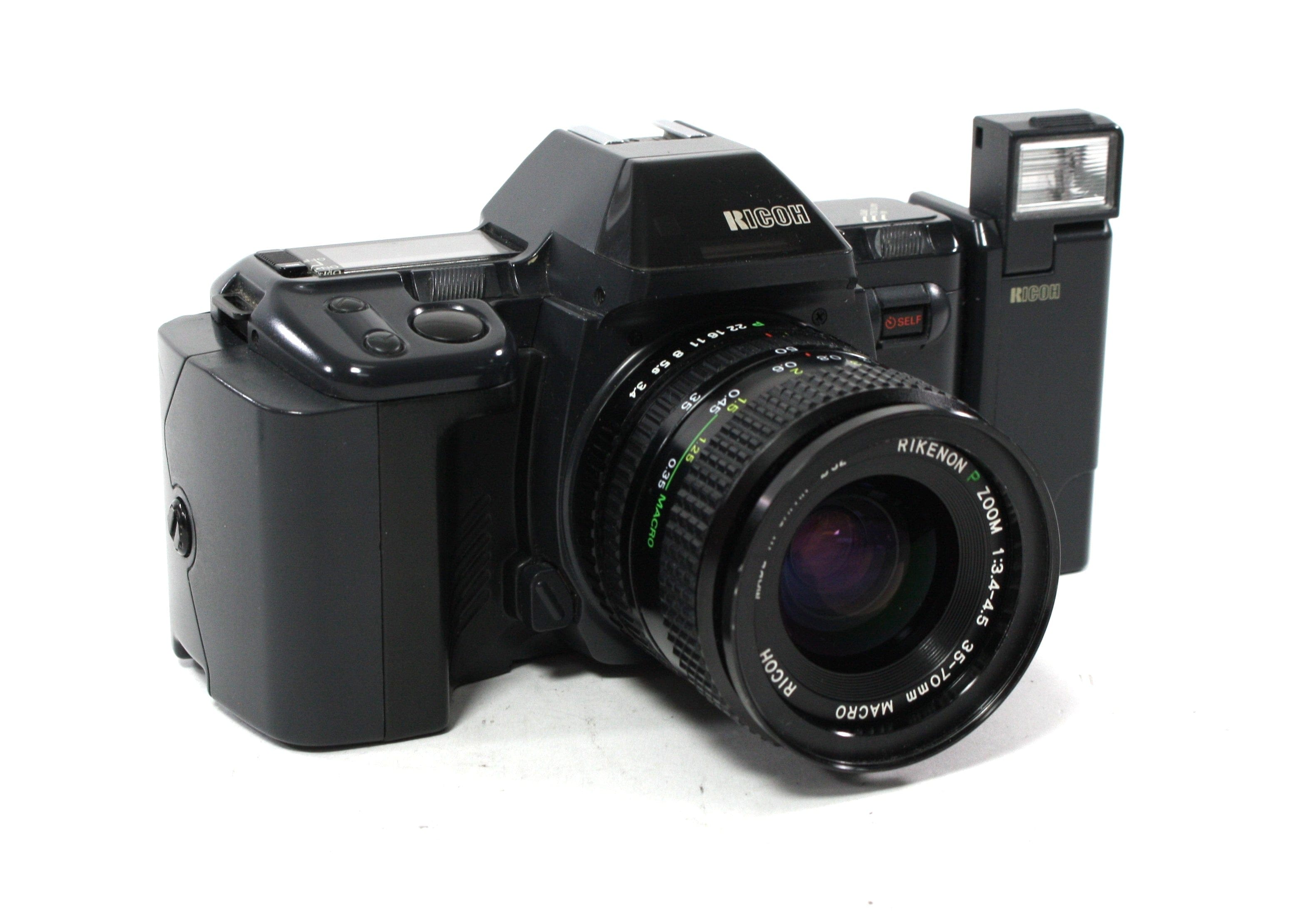 Ricoh XR-M 35mm Camera with PX Speedlite and 35-70mm f/3.4-4.5 Lens