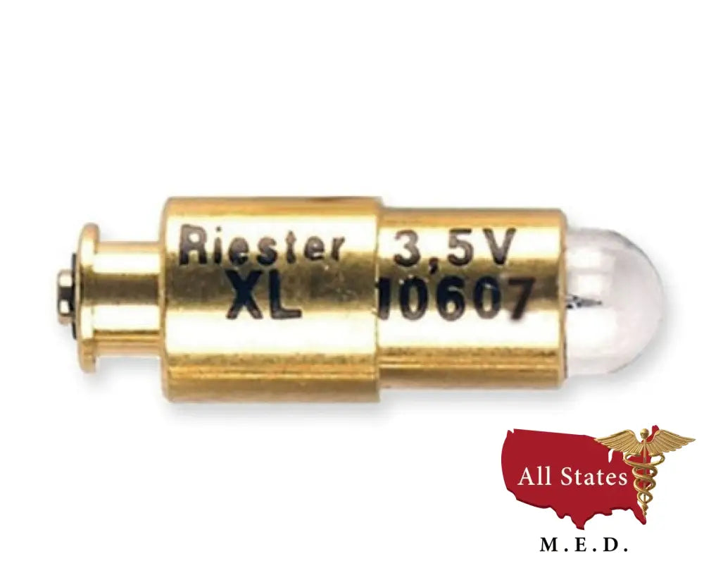Riester 10607 3.5V XL Bulbs for Ri-scope L2 & L3 Otoscopes, Pack of 6