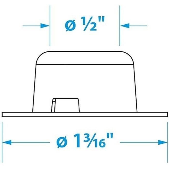 Seachoice 55811 Zinc Plated Steel Roller Shaft Includes 2 Pal Nuts