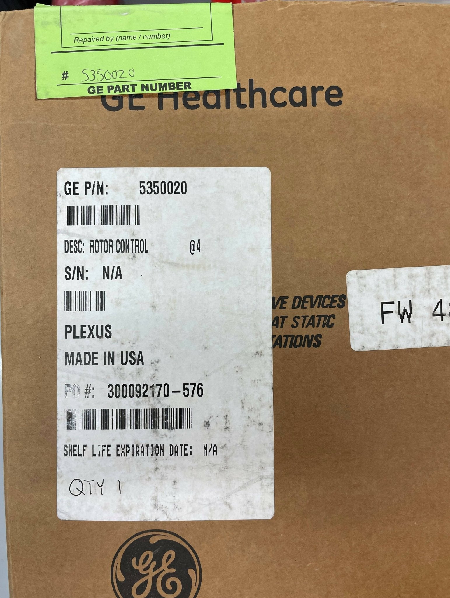 Rotor Control Board NEW (5350020/5350021 REV3 GE