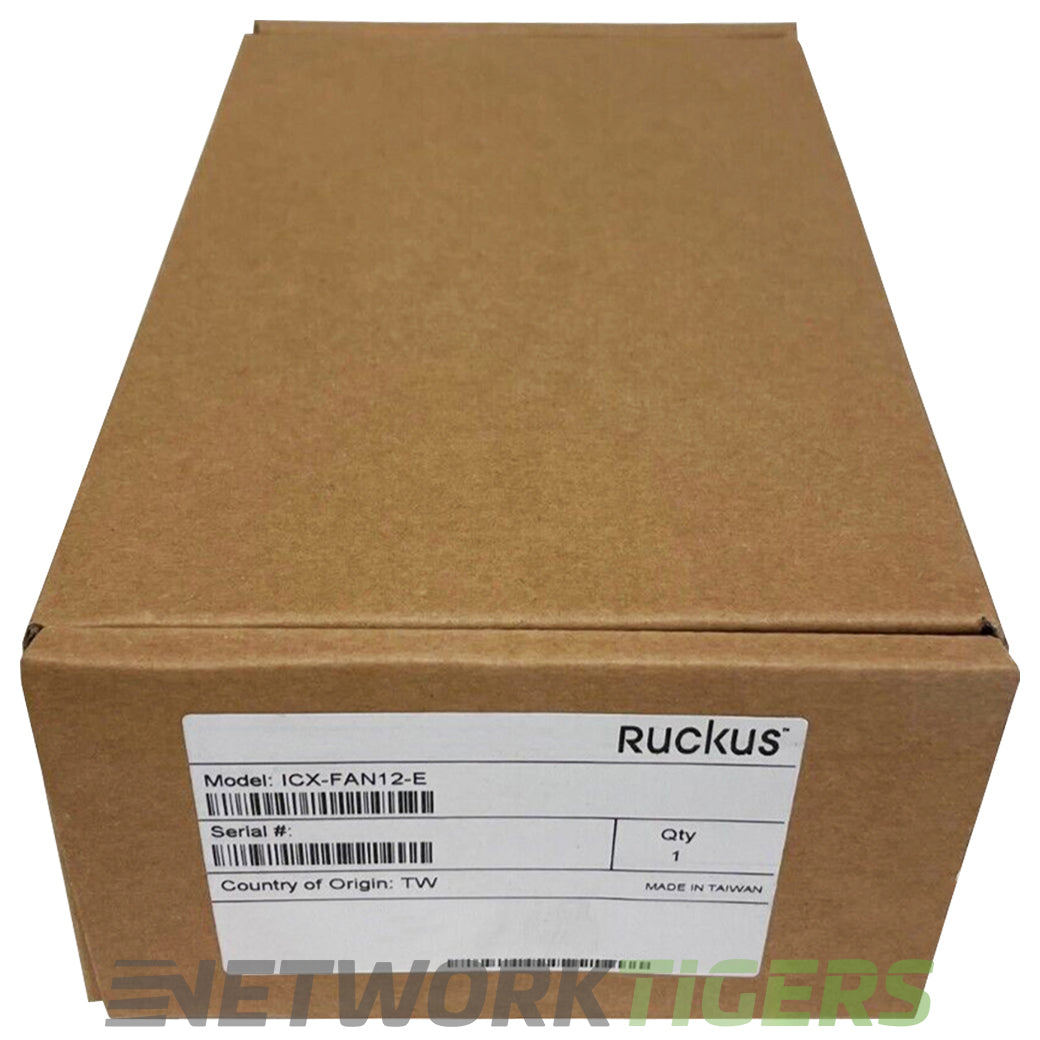 NEW Ruckus Brocade ICX-FAN12-E ICX 7650 Front-to-Back Airflow Switch Fan Module