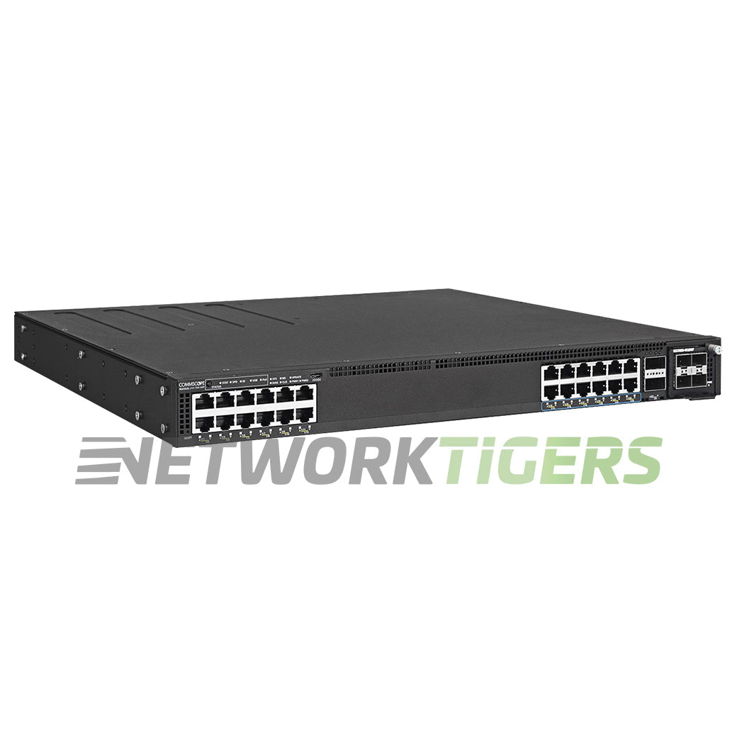 Ruckus ICX7550-24ZP-E2 12x 2.5GB PoE+ RJ45 10GB PoE+ RJ45 2x QSFP28 F-B Switch