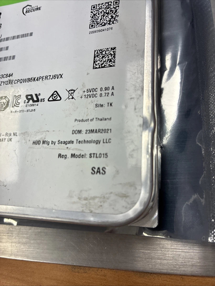 (for Part) Seagate Exos X18 18TB SAS 12Gb/s 3.5" Enterprise HDD ST18000NM004J|257215942648