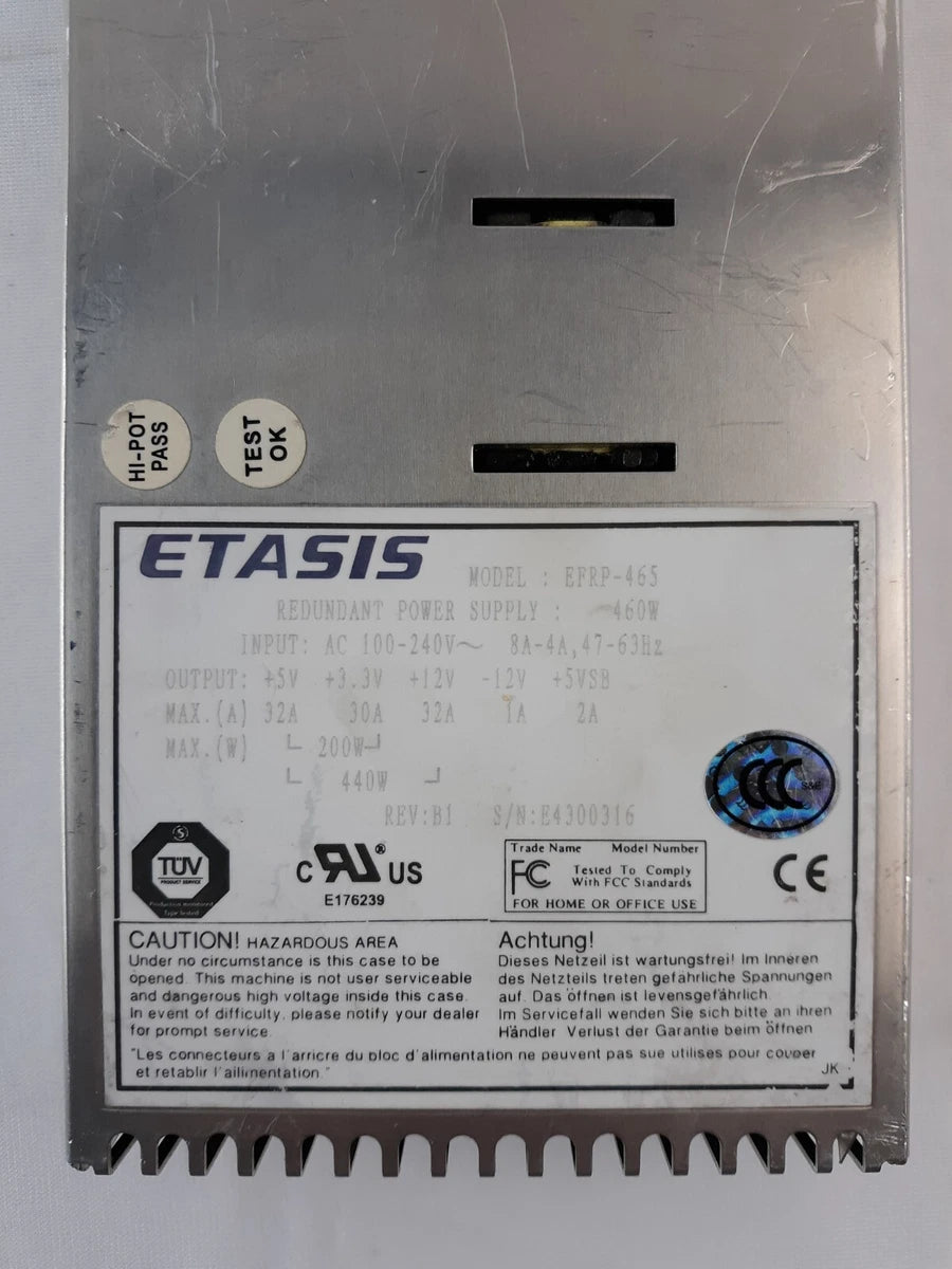 Etasis EFRP-465 Redundant Power Supply|256778817721