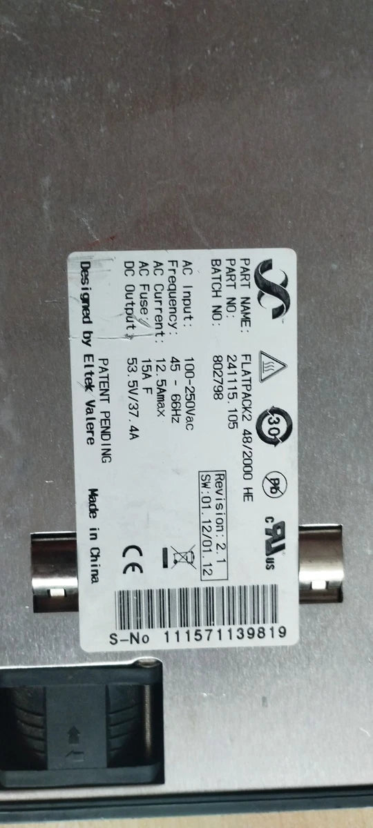 eltek flatpack2 2000w 48v|406634493879