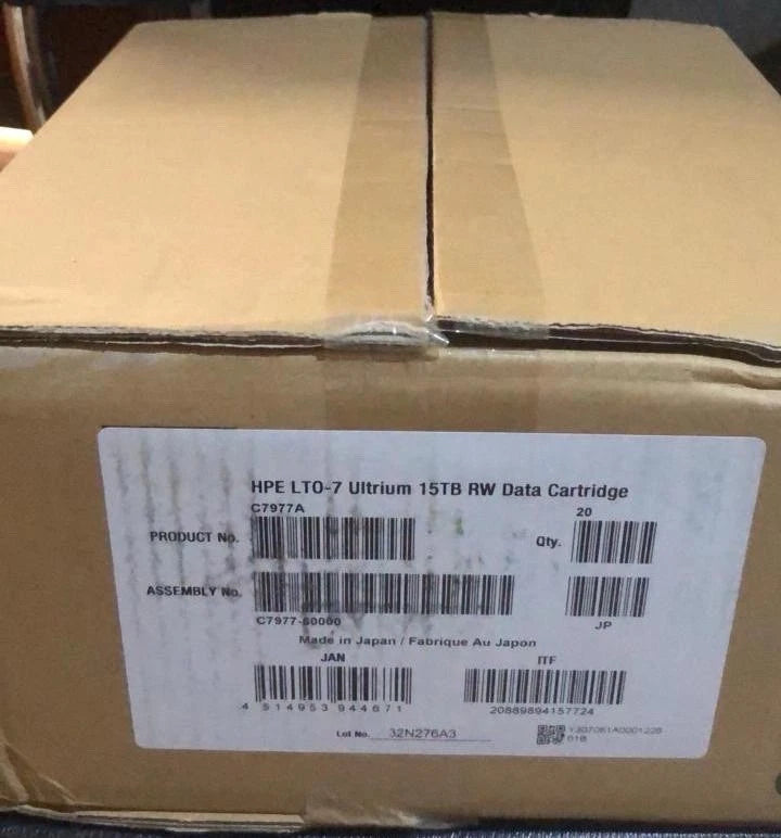 HP Enterprises C7977A LTO-7 Ultrium RW 15TB|167585082279