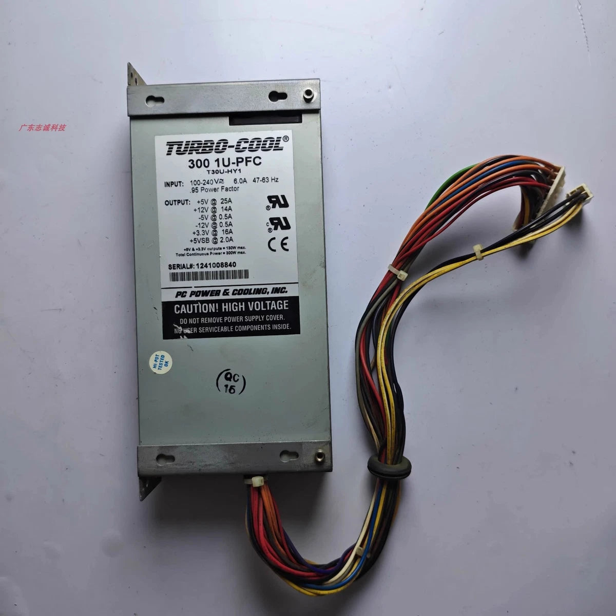 TURBO-COOL 300 1U-PFC T30U-HY1 power supply