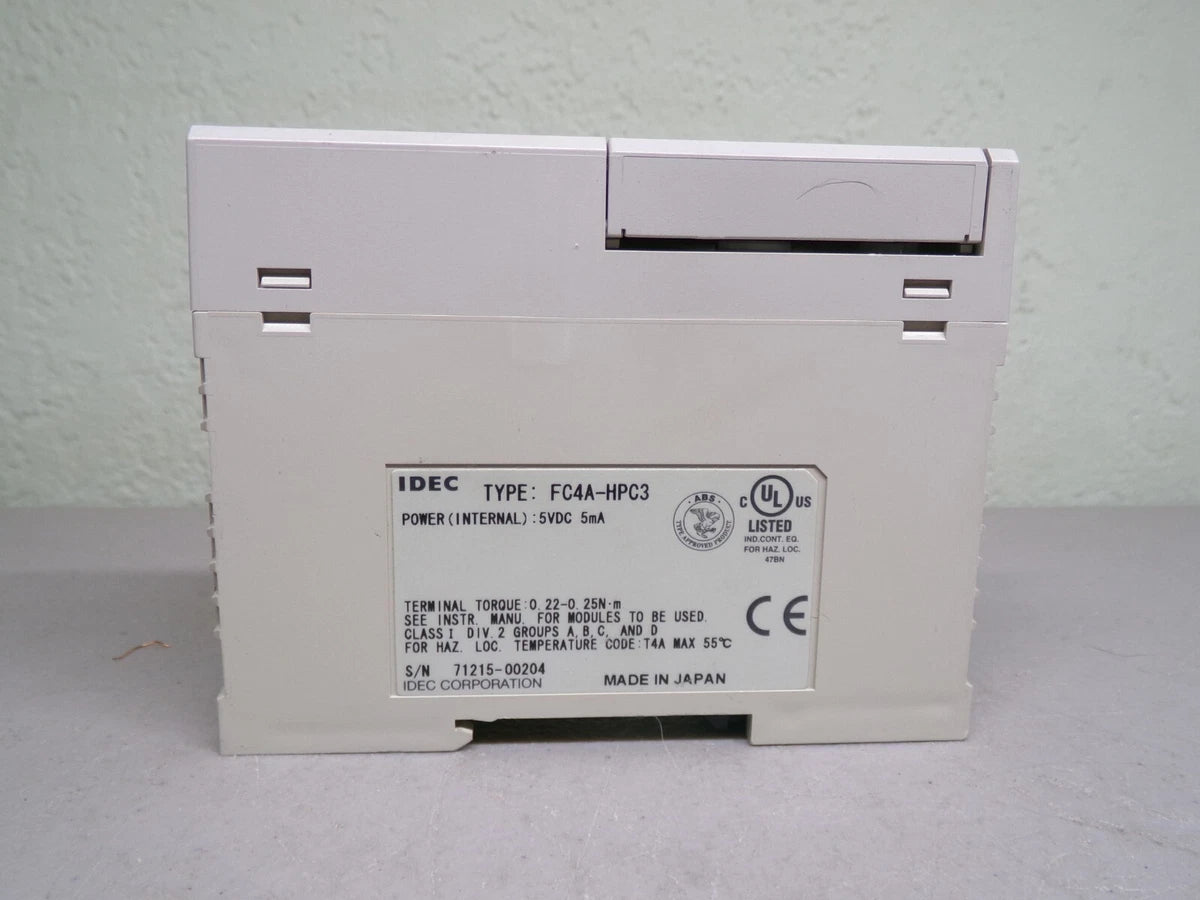 IDEC FC4A-HPC3 COMMUNICATION MODULE|256611314685