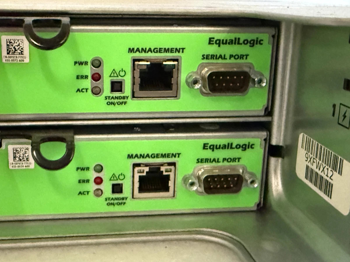 Dell EqualLogic PS6100 24x 1.2TB 10K SAS 2.5" 2X Control Module Type 11 E09M001|236345109381