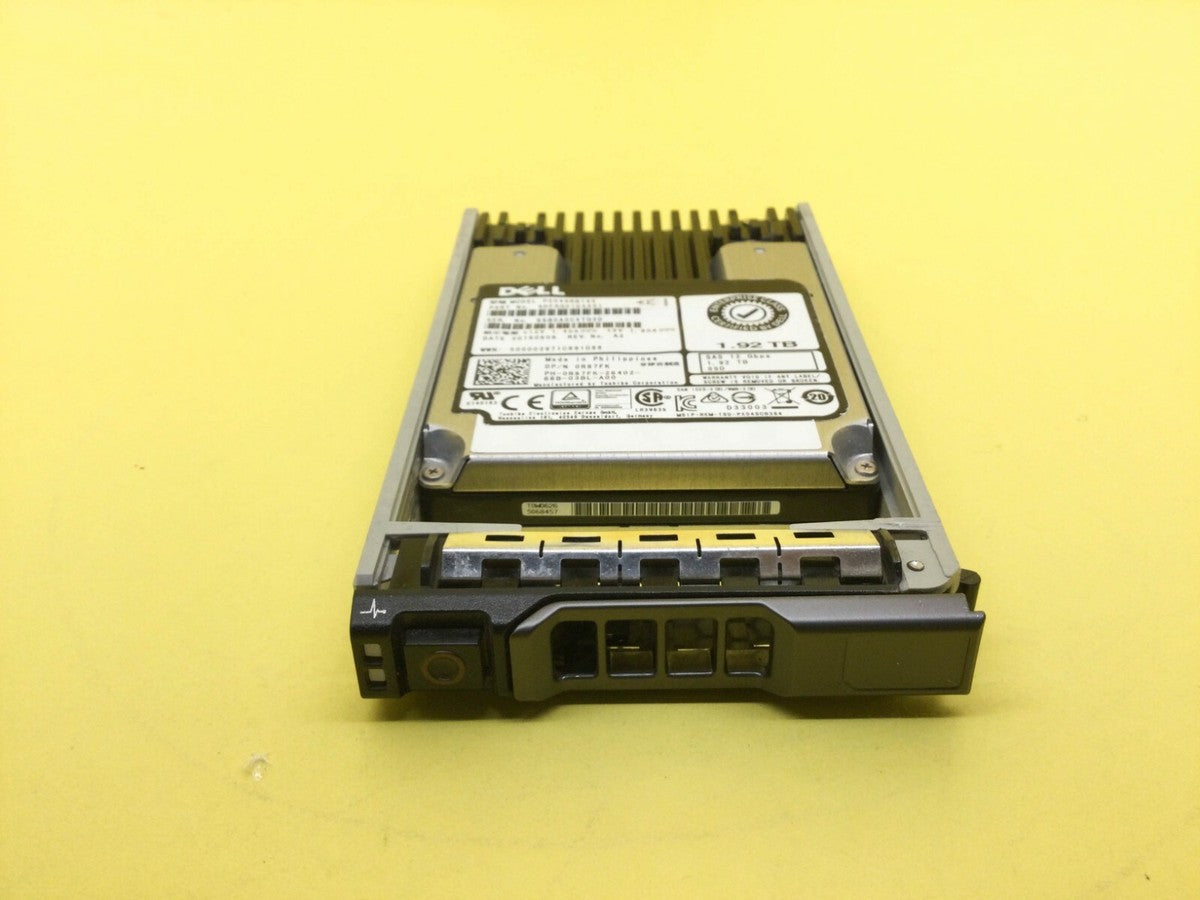 R87FK DELL 1.92TB READ INTENSIVE SAS 12GBPS 512N 2.5INCH HOT PLUG SSD 0R87FK