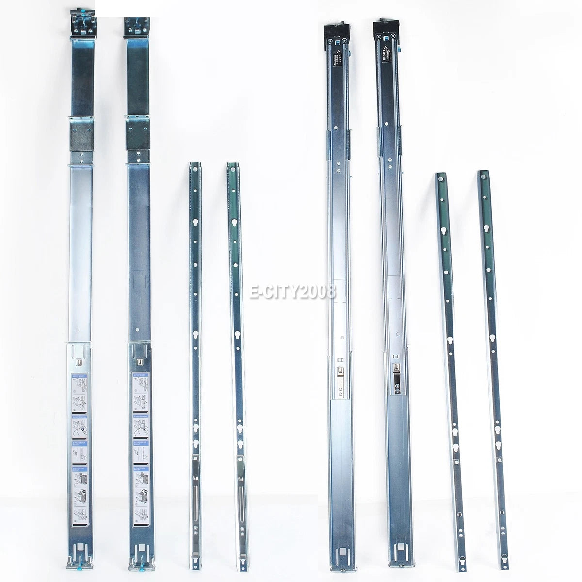 Dell R320 R420 R430 R640 R630 R620 R740 1U Static Ready Rails Rail Kit 053D7M|255748507608