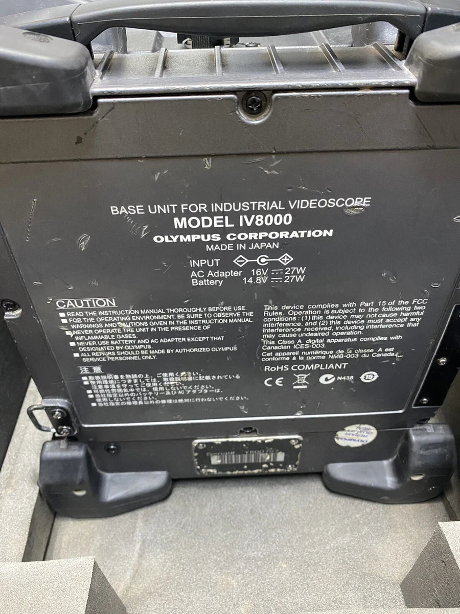OLYMPUS IPLEX FX industrial videoscope SYSTEM Model IV8635P PAL with Case