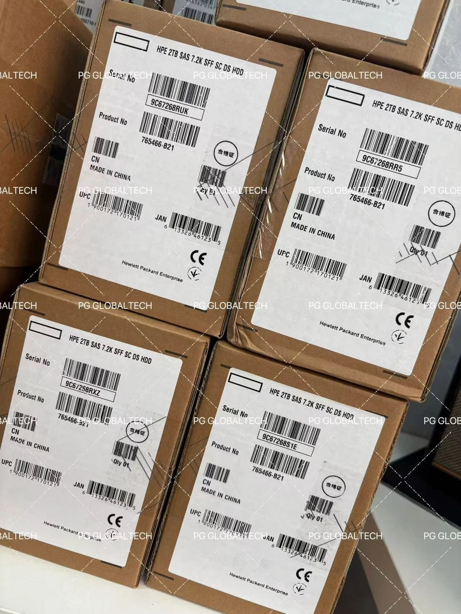 HPE 2TB 765466-B21 765452-002 765873-001 12G SAS 7.2K RPM 2.5" 512E HDD NEW