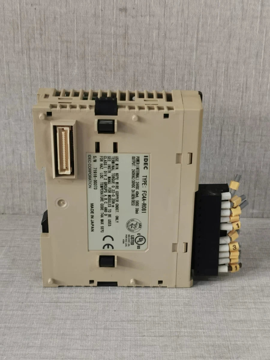 IDEC FC4A-R081 INDUSTRIAL CONTROL SYSTEM 24VDC 40mA 5VDC|276563477505
