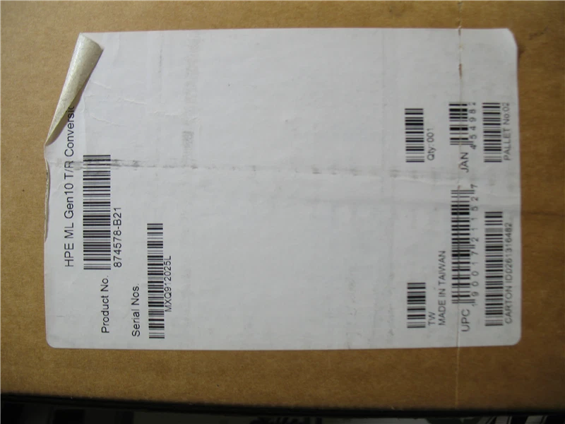 HPE ML Gen10 Tower to Rack Conversion Kit 874578-B21 - New in Box Still Sealed