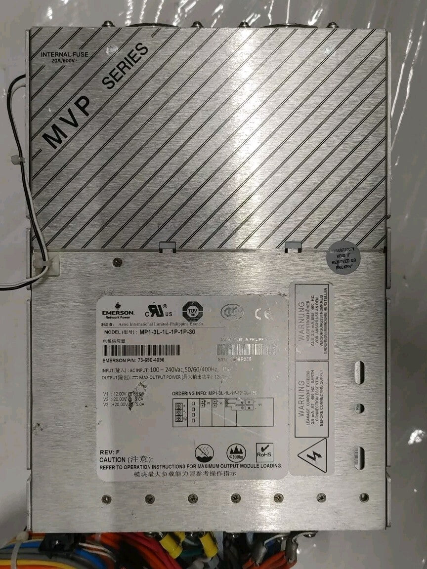 2x Emerson MVP SERIES MP1-3L-1L-1P-1P-30 ASTEC PSE2-230-H-072 P/N 73-690-4096|156501528371