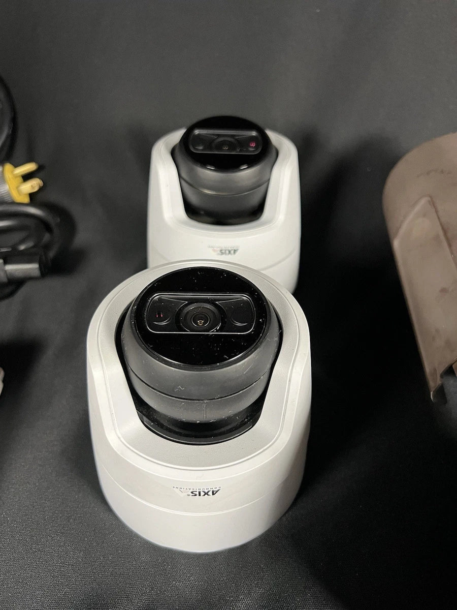 Axis Communications Network Security Lot- 6 Cameras & 2 POE Midspan +Extra Parts|127542953872