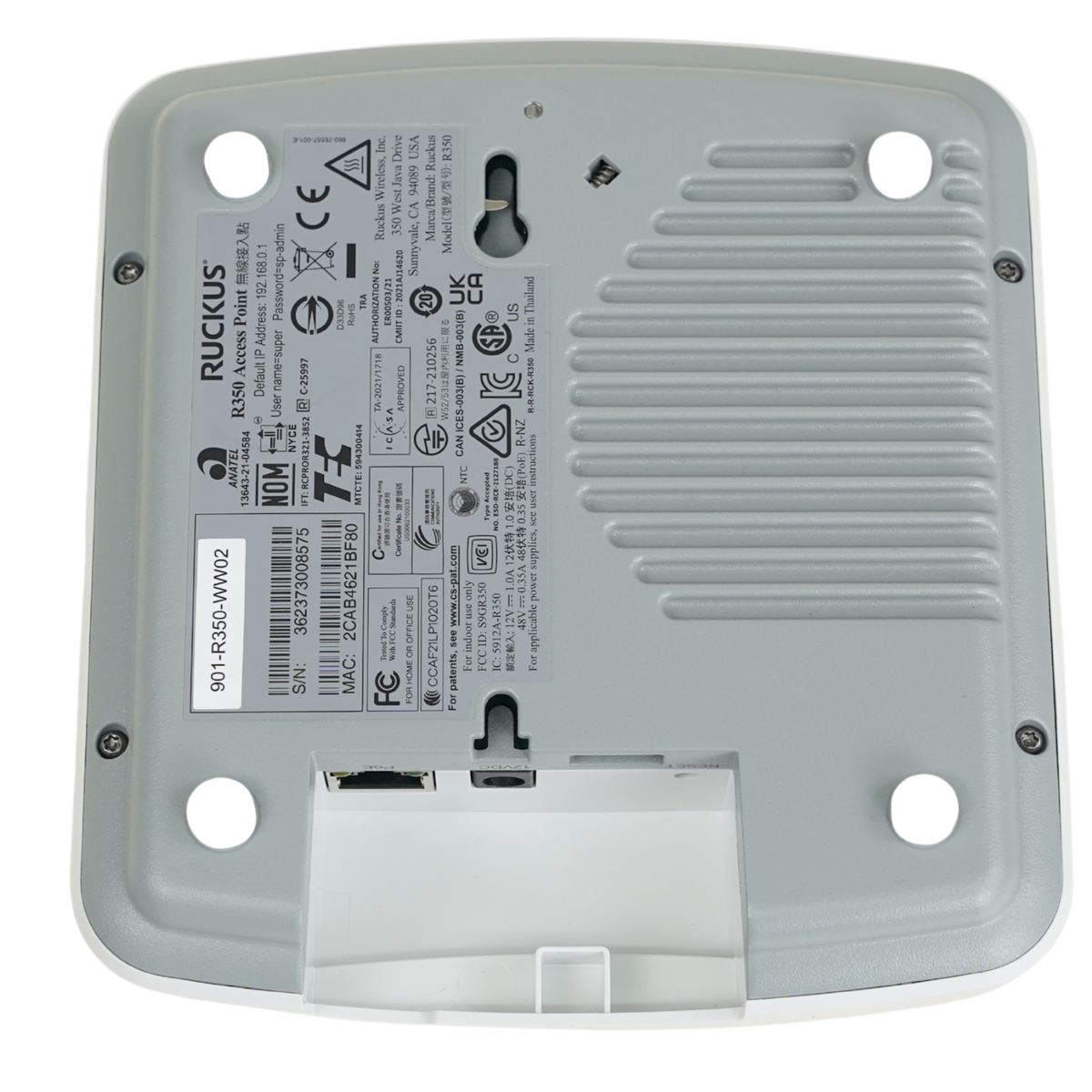 PACK OF 10 Ruckus 901-R350-WW02 PoE Wireless WiFi 6 Access Point Dual Band NEW