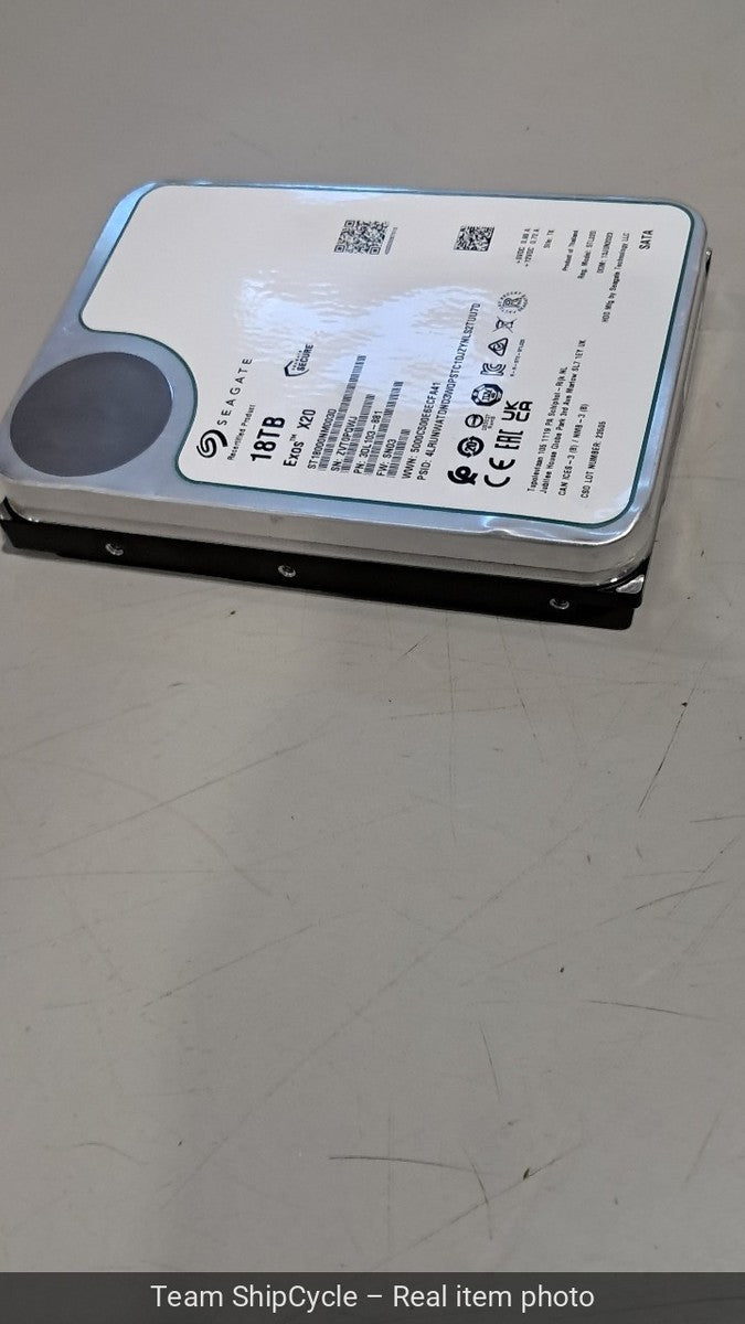 Seagate Exos X20 18TB SATA Hard Drive ST8000NM003D G2U|177620654300