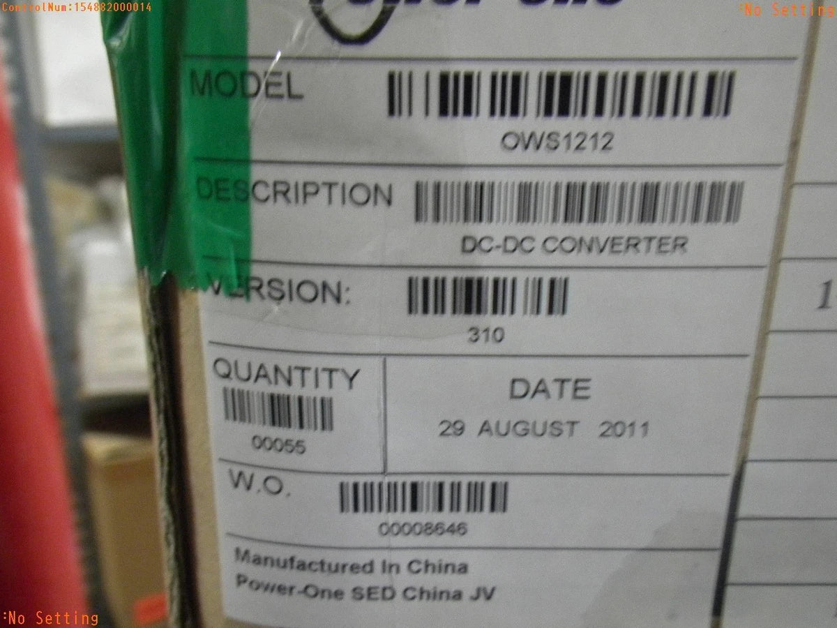 OWS1212 POWER-ONE DC-DC Regulated Power Supply Module, 1 Output, 25W