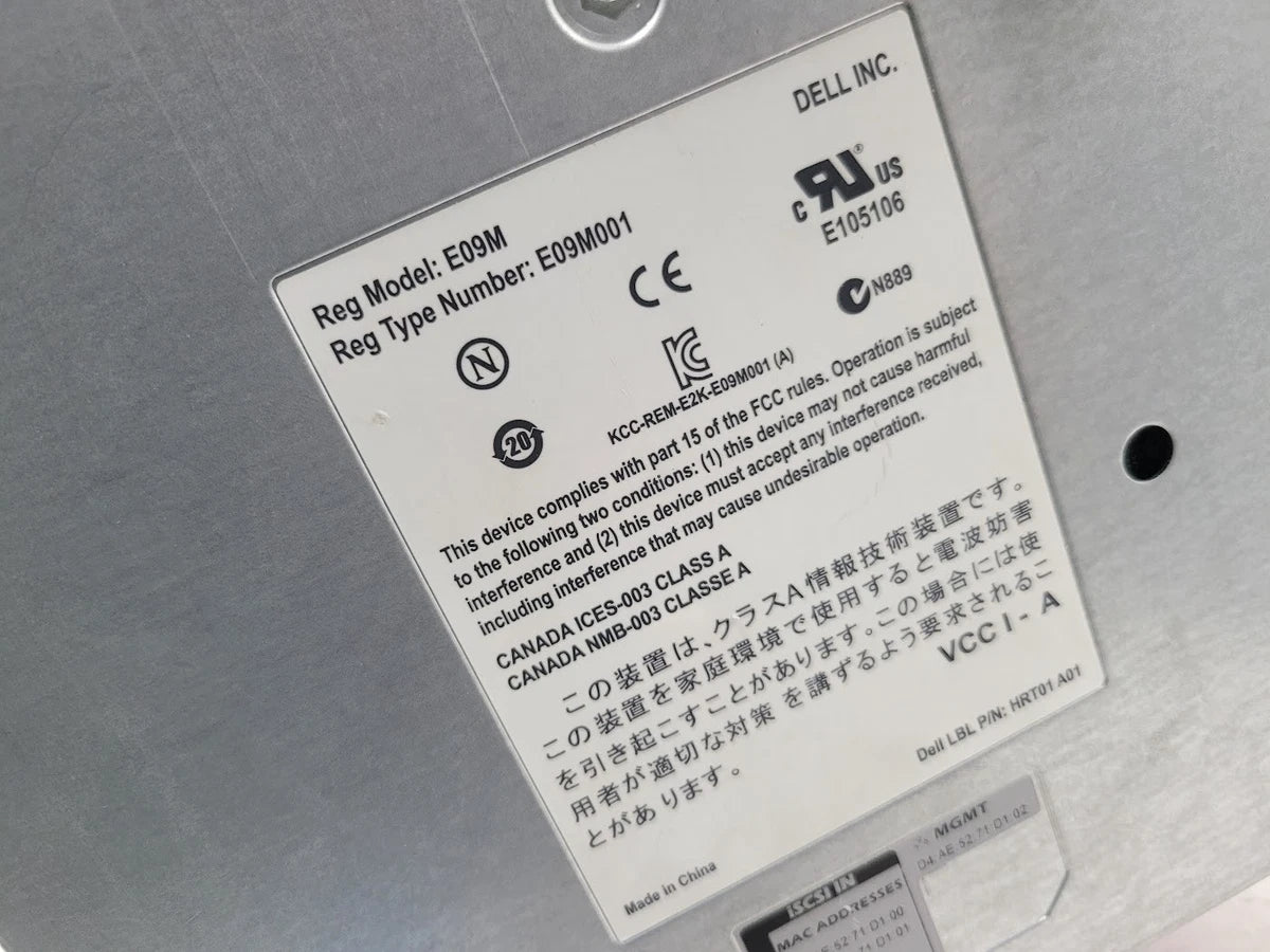 Dell EqualLogic E09M001 Control Module 12 Controller|365936094259