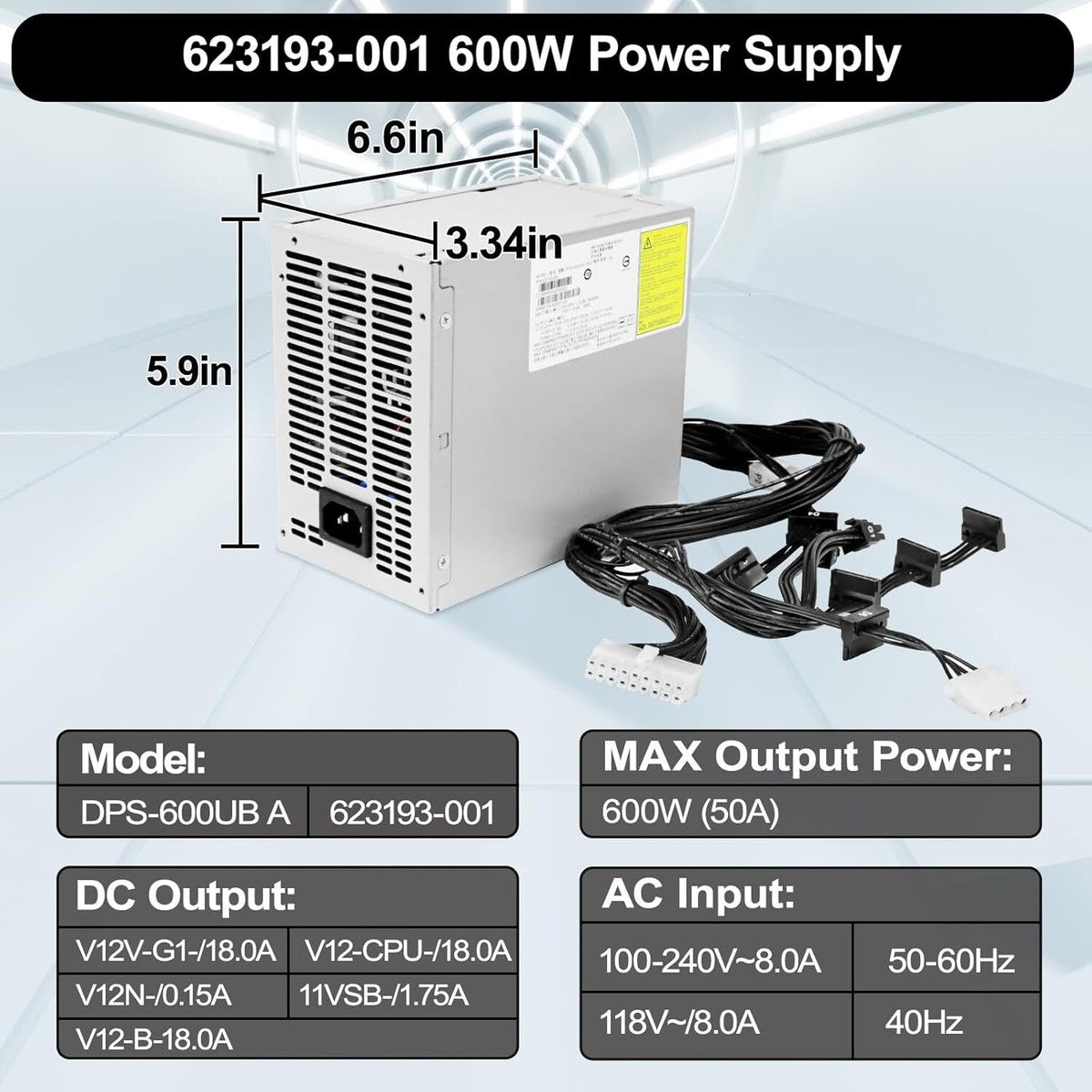 New DPS-600UB A 600W Power Supply For HP Z420 632911-001 623193-001 632911-003|396525334419