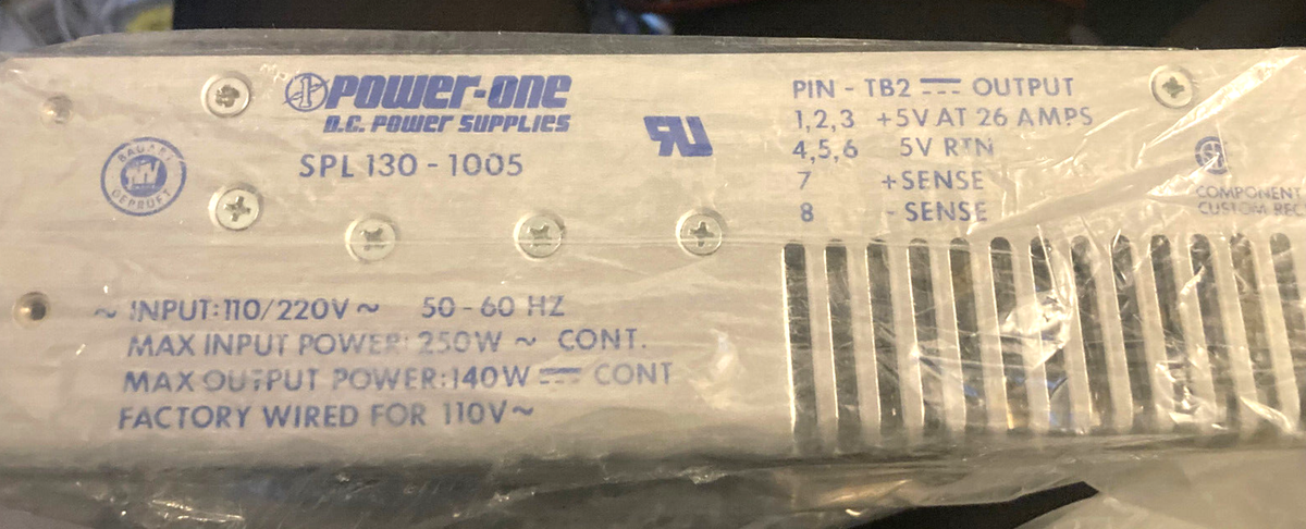 Power-One SPL130-1005 Power Supply