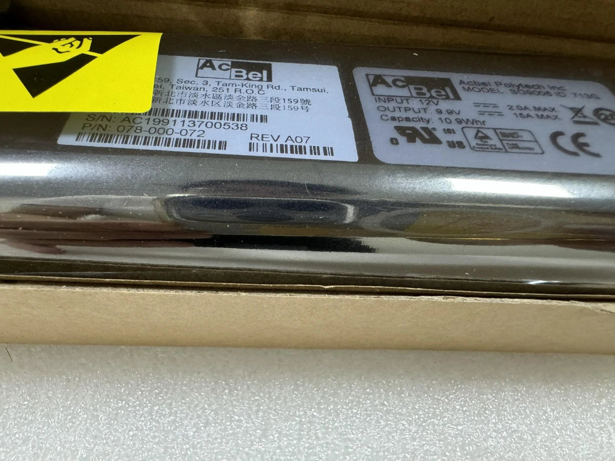 New 078-000-072 EMC VNX3100 VNXE3200 Controller Battery (wide connector)|297869839134