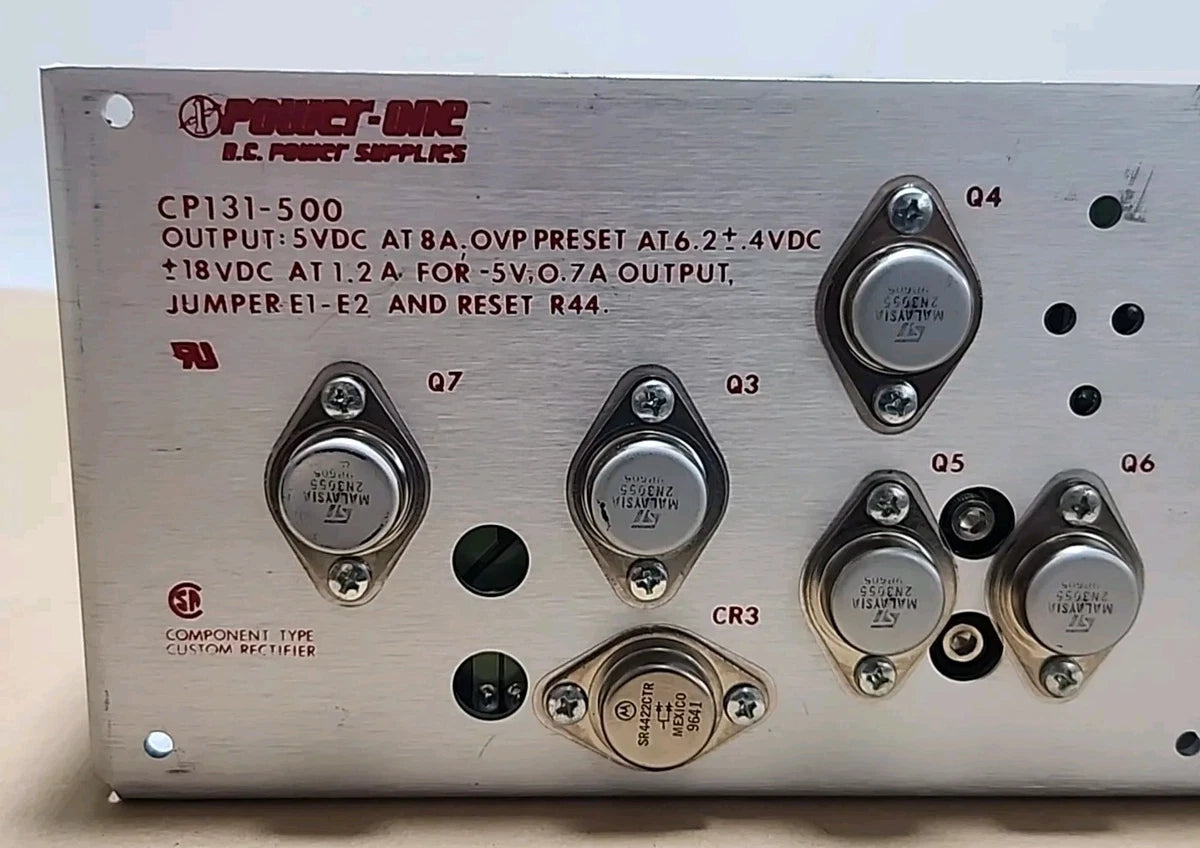 Power-One CP131-500 Power Supply 120Vac 5Vdc @ 8A + Warranty