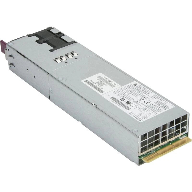 Supermicro PWS-1K66P-1R 1600W 1U Redundant Server Power Supply Unit