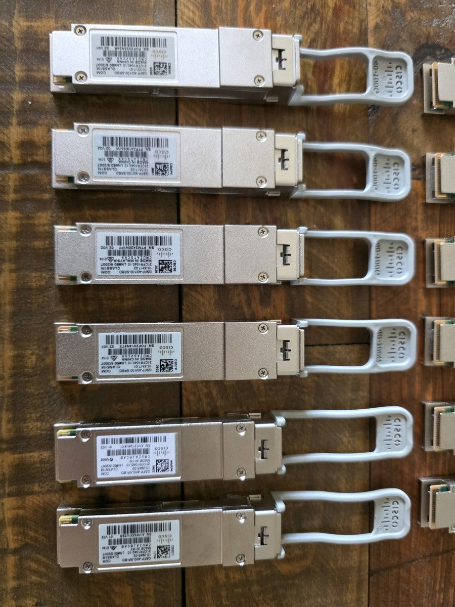 Cisco QSFP-40/100-SRBD Transceiver Module Lot of 12