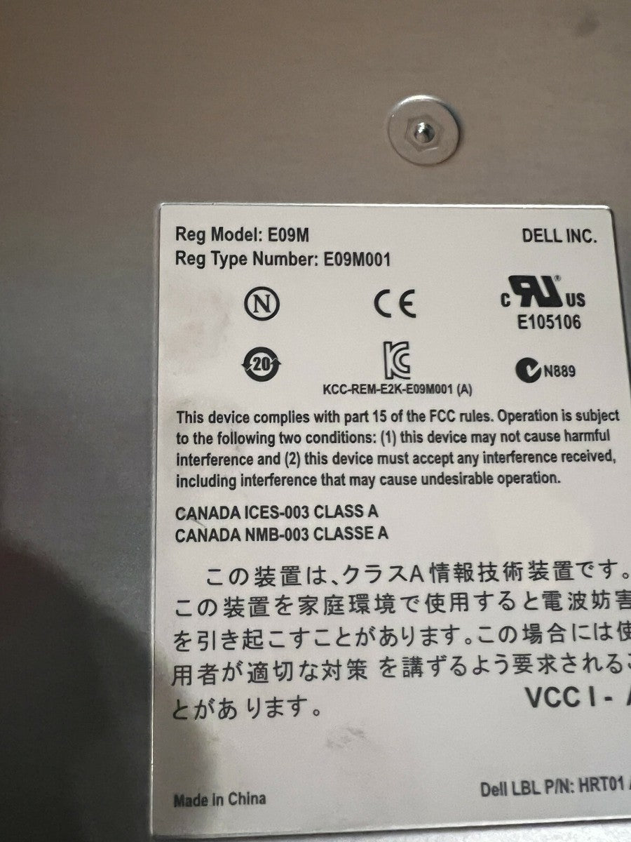 Dell EqualLogic Type 11 Control Module E09M001 E09M HRT01 A01|203933258389