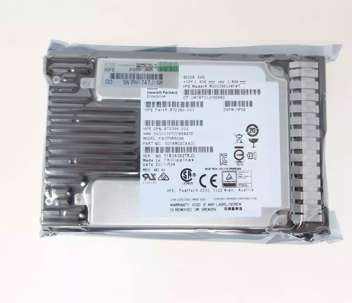 NEW HPE P49028-B21 P49732-001 960GB SAS 12G 2.5 IN RI SFF GEN9 GEN10 Server SSD|316667305906
