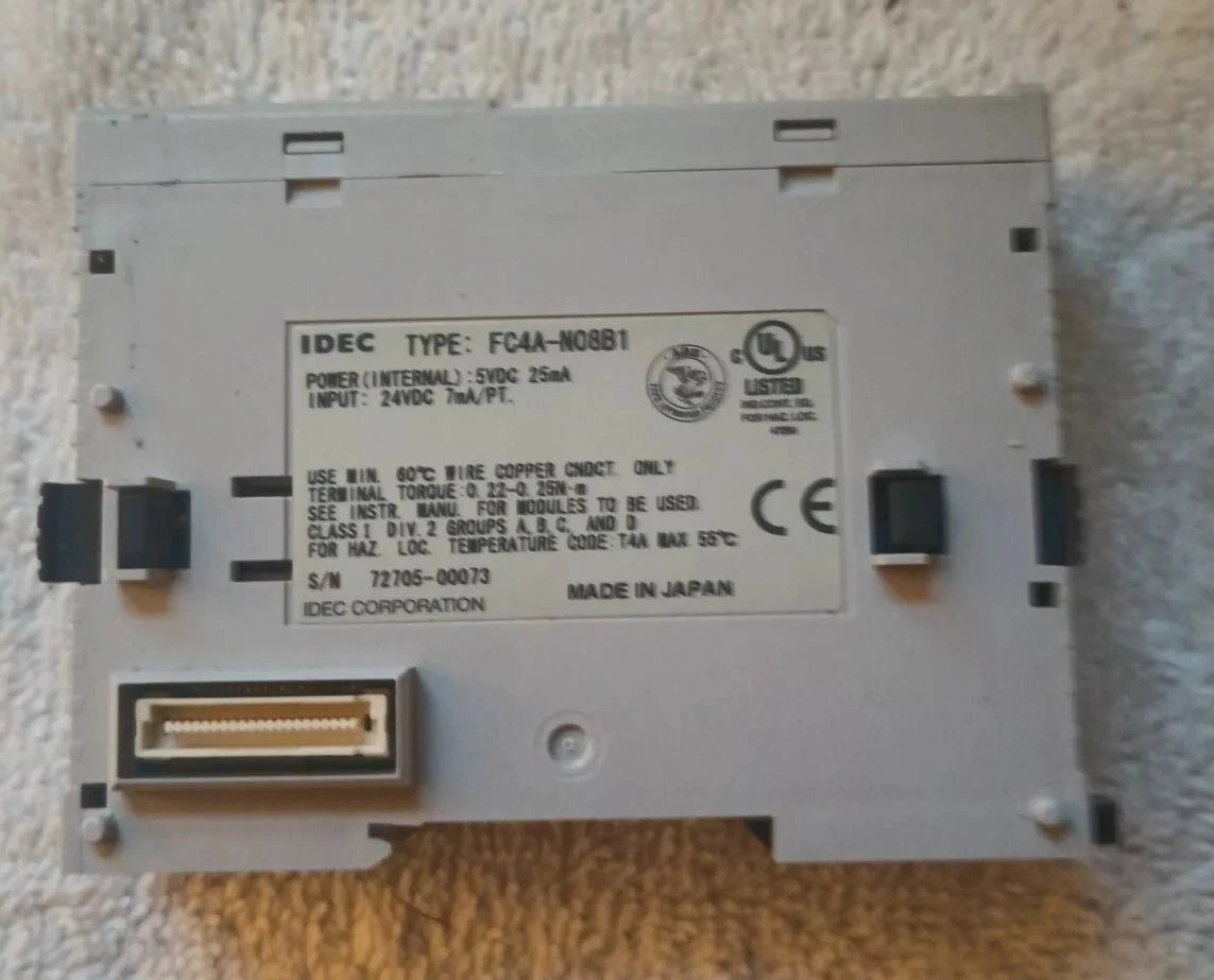 IDEC FC4A-NO8B1 / FC4A-N08B1 8PT 24VDC MODULE |256326070501