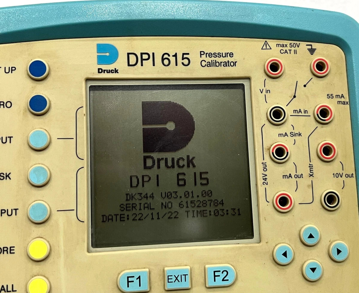 Druck DPI 615 Vaccum To 3000 psi g Pressure Calibrator