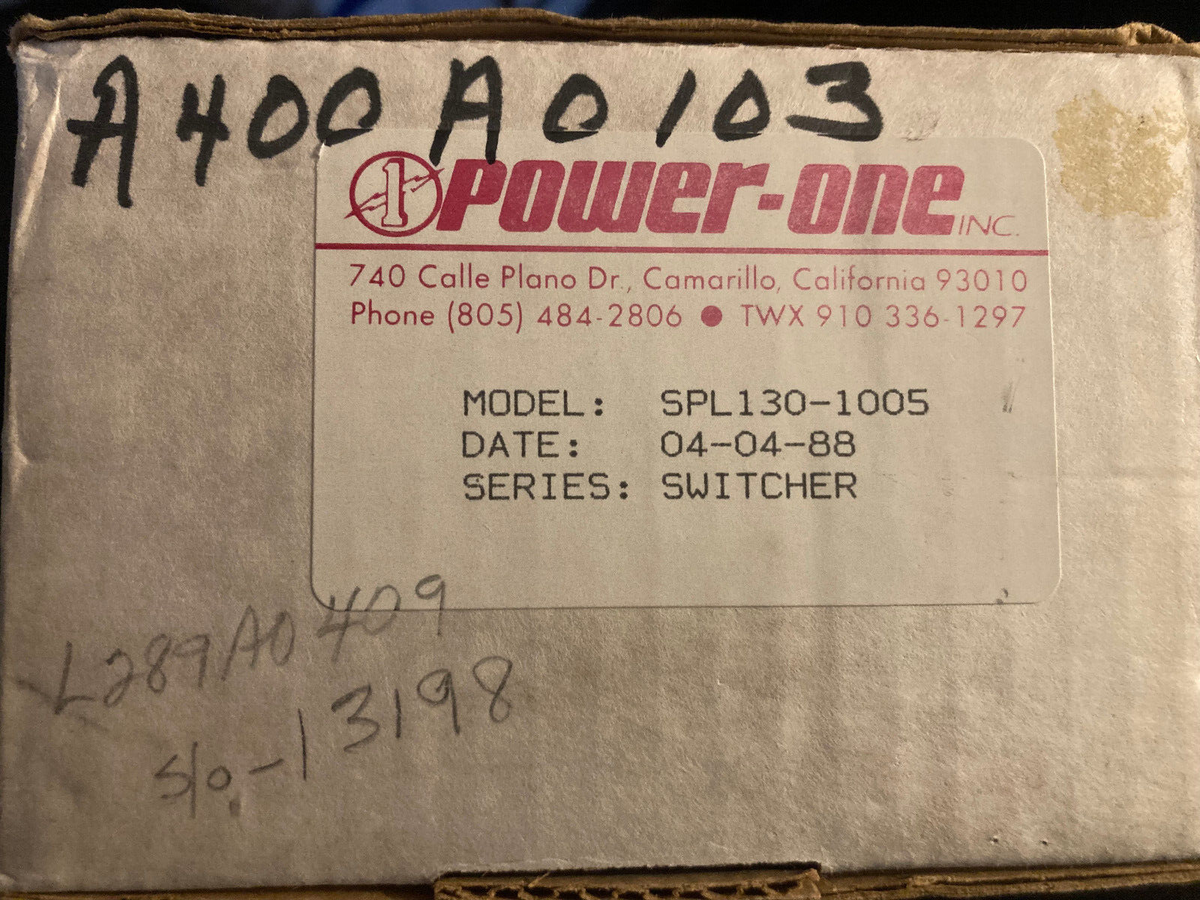 Power-One SPL130-1005 Power Supply