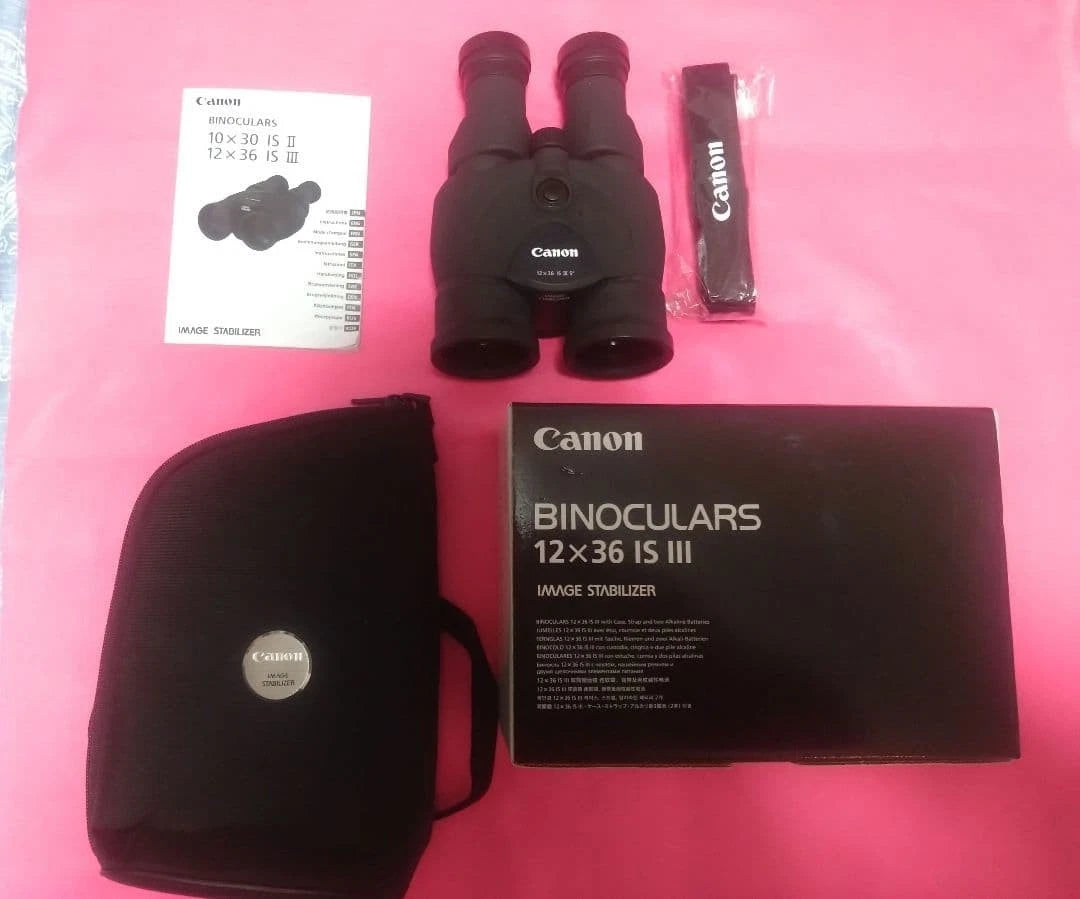 Canon 12x36 IS III Anti-Vibration Binoculars Compact Japan