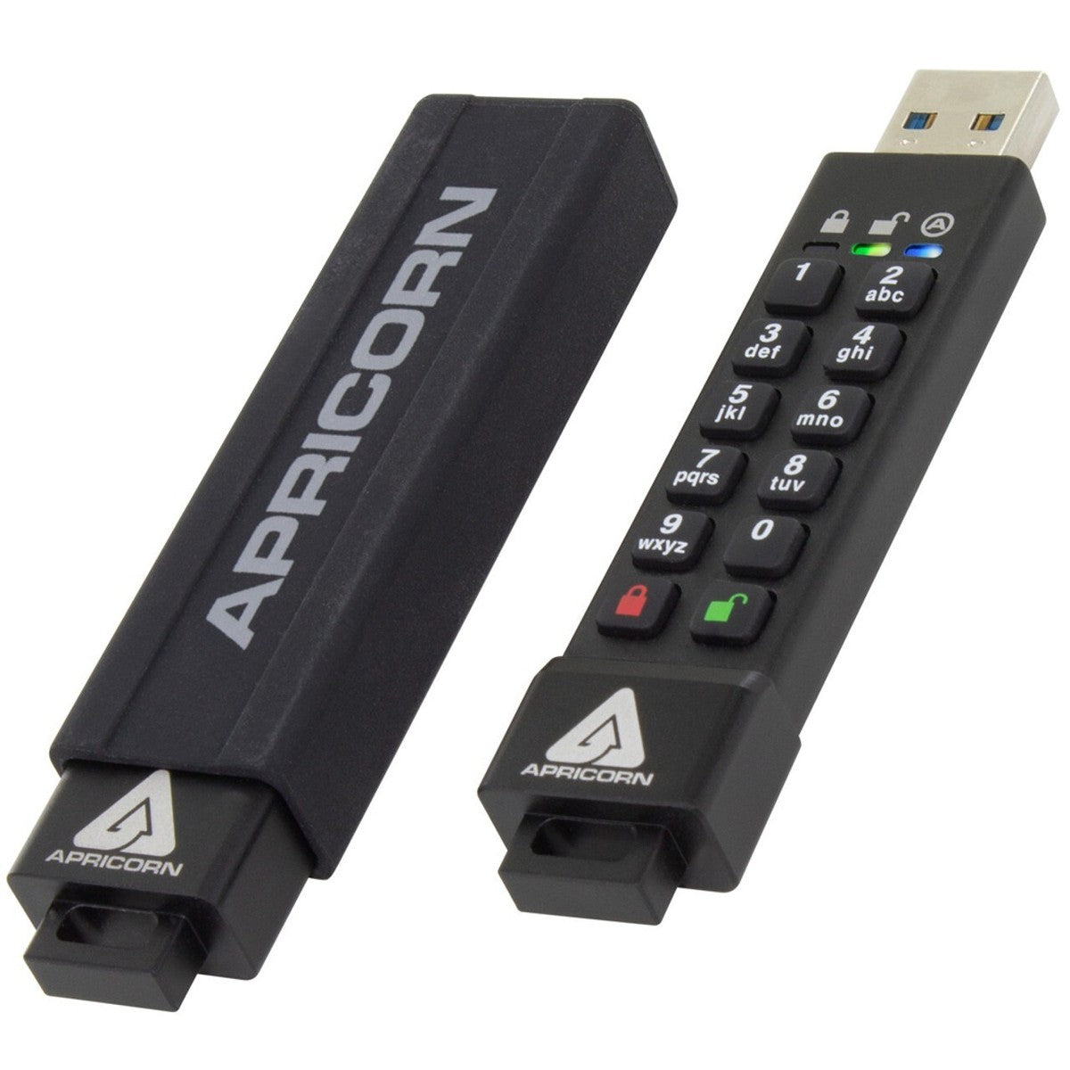 Apricorn ASK3Z-128GB 128GB Aegis Secure Key 3z USB 3.1 Flash Drive - 128 GB|235017644190