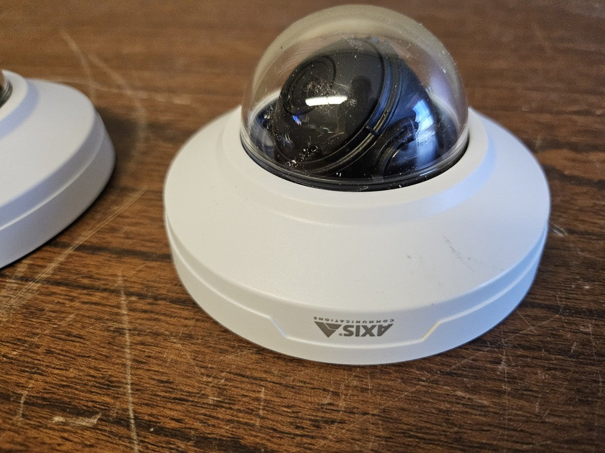 2x - AXIS M3085-V MINI DOME NETWORK SECURITY CAMERA