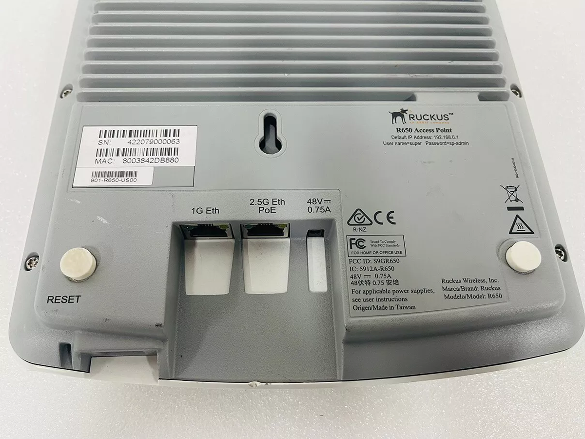 Ruckus 901-R650-US00 Wireless Access Point