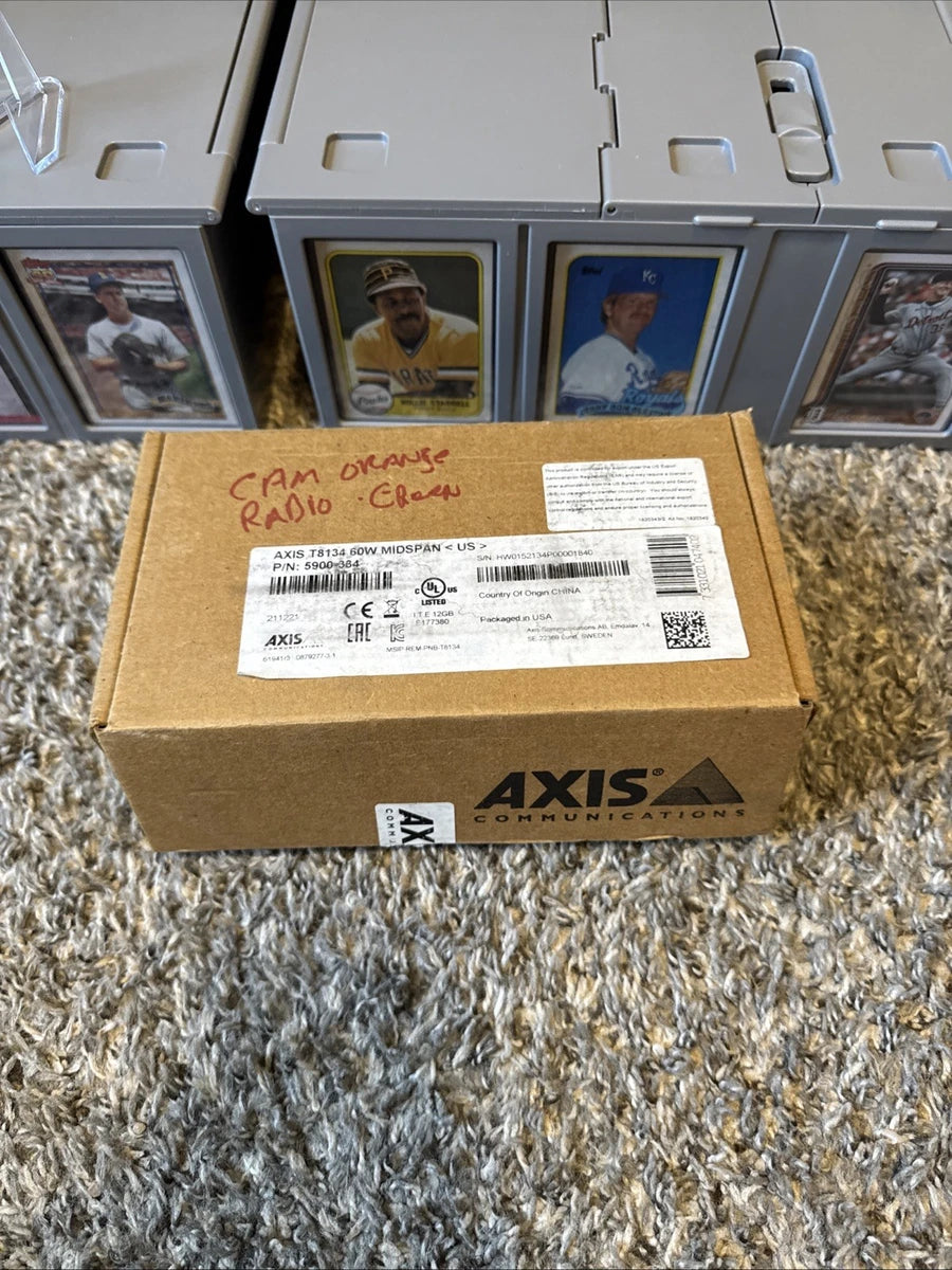 AXIS COMMUNICATION INC 5901-004 T8154 60W SFP MIDSPAN Open Box New|187498215863