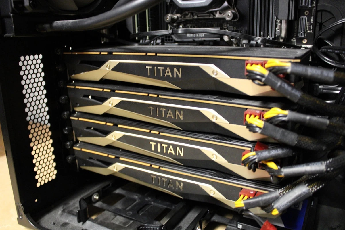 Amax AX10000 AI/HPC/Deep Learning 4x Nvidia Titan V Volta 18-Core W-2295 64Gb|397211599518