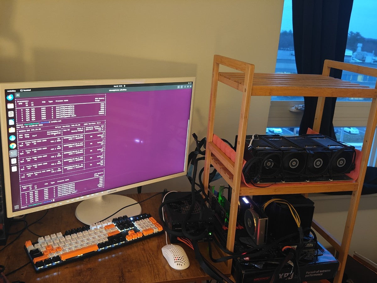 Custom 4x NVIDIA TESLA V100 16GB SXM2 to 2x PCIe x16 64G VRAM AI Compute Node|136792196630