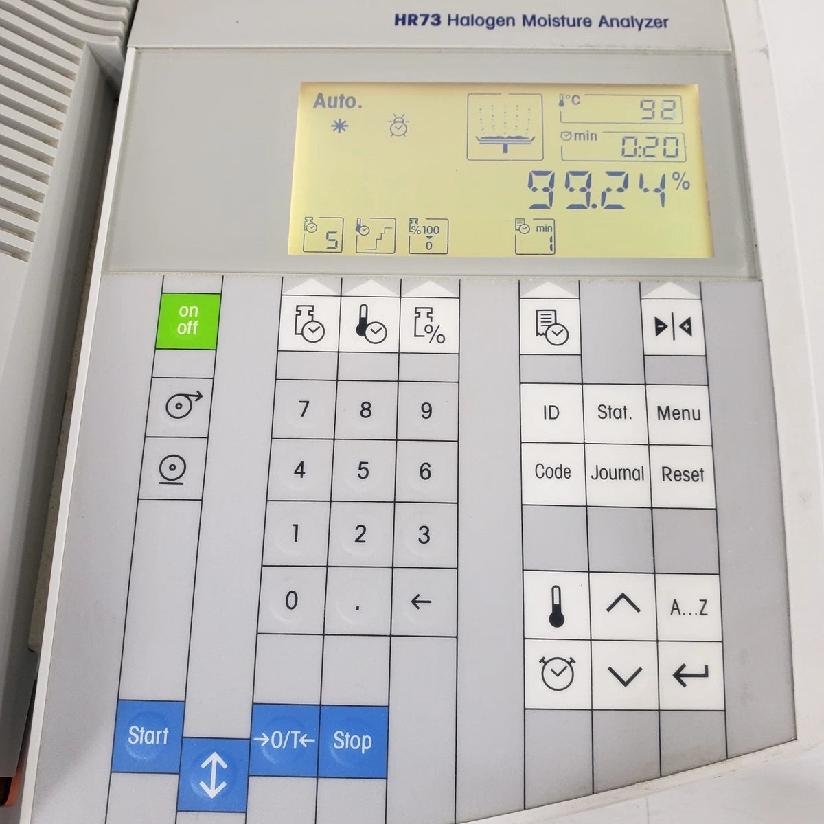 TESTED Mettler Toledo HR73-P Halogen Moisture Analyzer Sample Heater