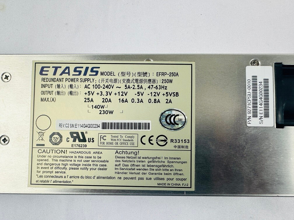 Etasis EFRP-250A Redundant Power Supply|267053882055
